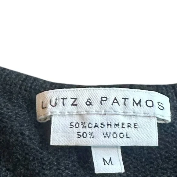 Lutz & Patmos Cashmere Wool Sleeveless Mini Dress V-Neck Size Medium Women's - Picture 10 of 10